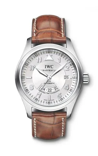 IWC - IW3251-10 Pilot's Watch Spitfire UTC Stainless Steel / Silver / Strap