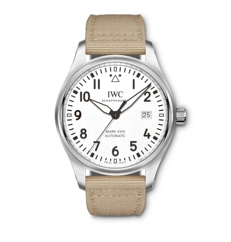 IWC IWC - IW3270-17 Pilot's Watch Mark XVIII Silver / Canvas