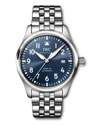 IWC - IW3282-04 Pilot's Watch Mark XX Stainless Steel / Blue / Bracelet