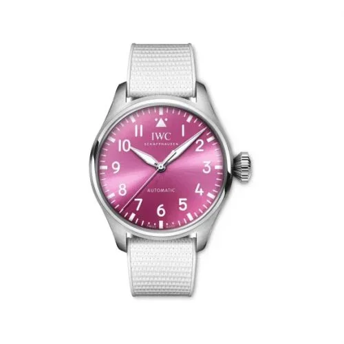IWC Big Pilot 43 Stainless Steel / Pink Dial Project