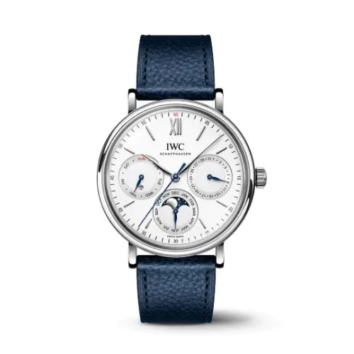 IWC - IW3446-01 Portofino Perpetual Calendar Stainless Steel / Silver