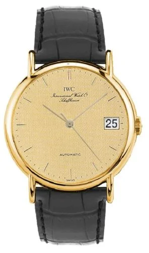 IWC - IW3513-02 Portofino Automatic Yellow Gold / Champagne / Strap