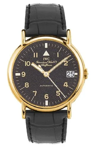 IWC - IW3513-03 Portofino Automatic Yellow Gold / Black - Pilot / Strap