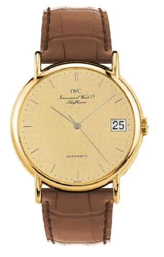 IWC - IW3513-07 Portofino Automatic Yellow Gold / Champagne / Strap