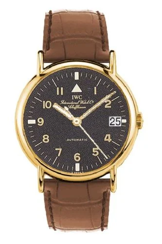 IWC - IW3513-08 Portofino Automatic Yellow Gold / Black - Pilot / Strap