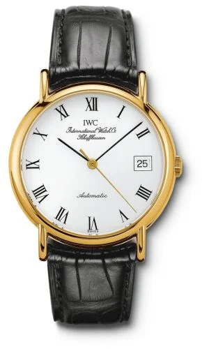 IWC - IW3513-27 Portofino Automatic Yellow Gold / White - Roman / Strap