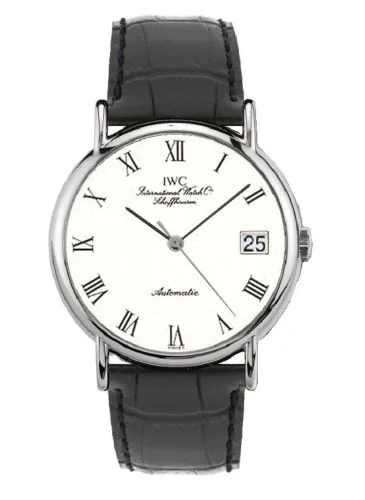 IWC - IW3513-41 Portofino Automatic Stainless Steel / White - Roman / Strap