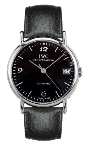 IWC - IW3513-42 Portofino Automatic Stainless Steel / Black - Breguet / Strap