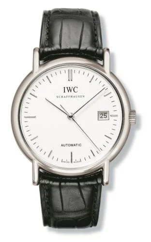 IWC - IW3533-01 Portofino Automatic / Stainless Steel / White / Strap