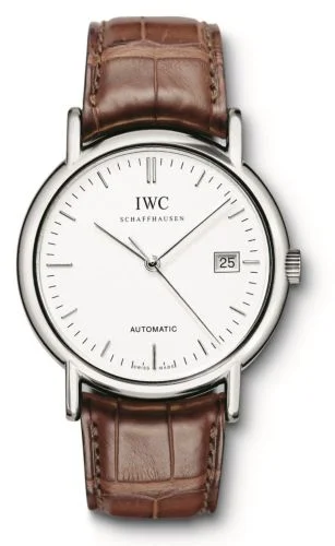 IWC - IW3533-12 Portofino Automatic / Stainless Steel / White / Strap