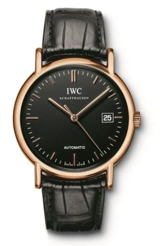 IWC - IW3533-18 Portofino Automatic / Rose Gold / Black / Strap