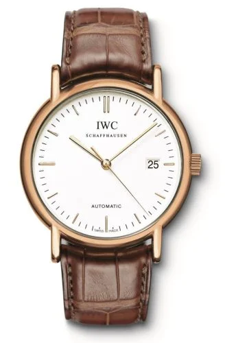 IWC - IW3533-19 Portofino Automatic / Rose Gold / White / Strap