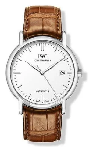 IWC - IW3533-22 Portofino Automatic / Stainless Steel / White / Strap