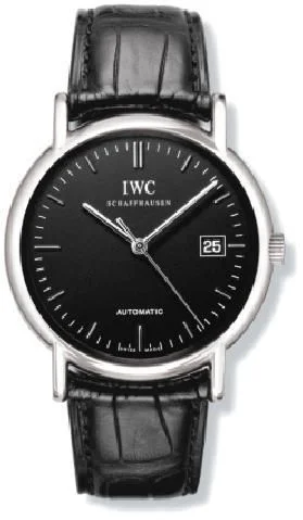 IWC - IW3533-25 Portofino Automatic / Stainless Steel / Black / Strap