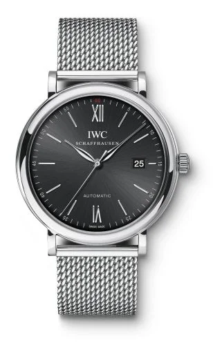 IWC - IW3565-06 Portofino Automatic Stainless Steel / Black / Milanese