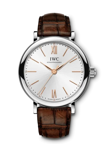 IWC - IW3574-03 Portofino 34 Stainless Steel / Silver / Santoni