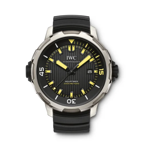 IWC - IW3580-01 Aquatimer Automatic 2000 Titanium / Black / Yellow Lume / Rubber