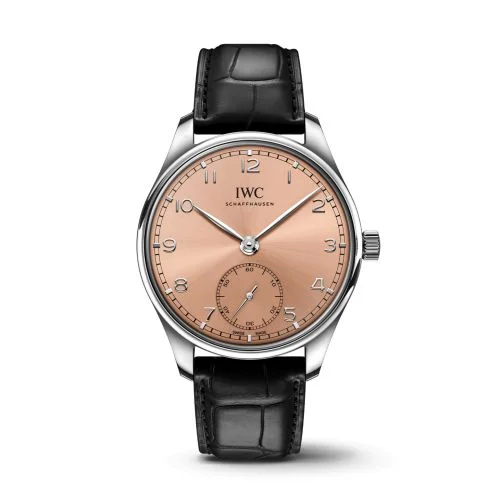 IWC - IW3583-13 Portugieser Automatic 40 Stainless Steel / Salmon