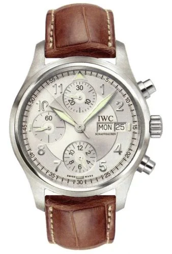 IWC - IW3706-30 Pilot's Watch Spitfire Chronograph Stainless Steel / Silver / Spanish / Bracelet