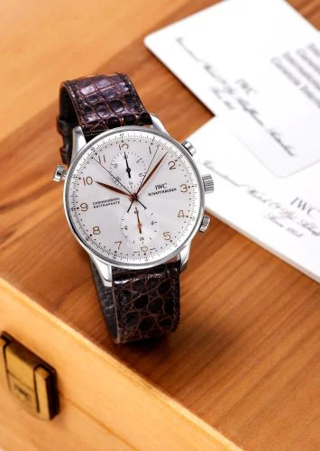 IWC IWC - IW3712-01 Portugieser Chrono-Rattrapante Stainless Steel / Silver