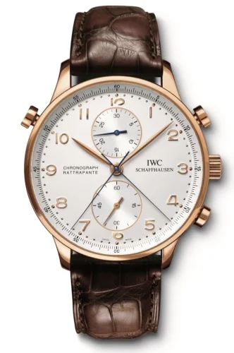 IWC IWC - IW3712-03 Portugieser Chrono-Rattrapante Rose Gold / Silver