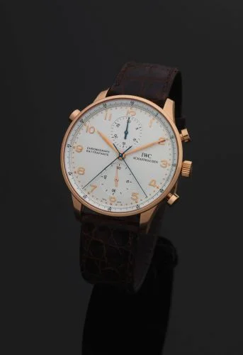 IWC IWC - IW3712-03 Portugieser Chrono-Rattrapante Rose Gold / Silver