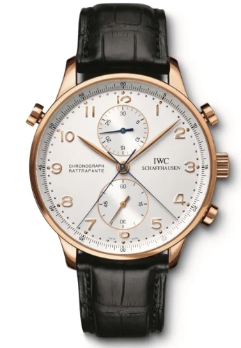 IWC IWC - IW3712-04 Portugieser Chrono-Rattrapante Rose Gold / Silver