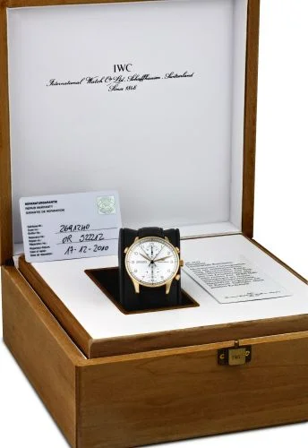 IWC IWC - IW3712-04 Portugieser Chrono-Rattrapante Rose Gold / Silver