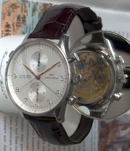 IWC IWC - IW3712-07 Portuguese Chrono-Rattrapante Open Caseback