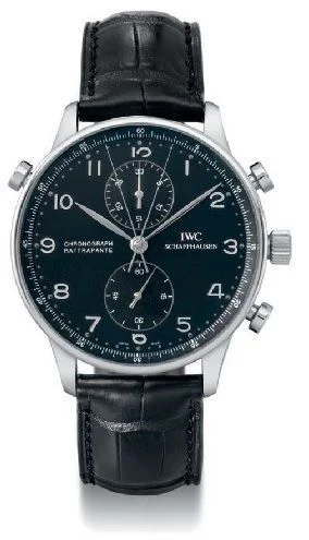 IWC Portuguese Chrono-Rattrapante White Gold / Black