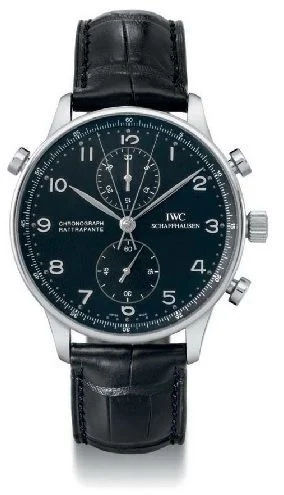 IWC IWC - IW3712-08 Portuguese Chrono-Rattrapante White Gold / Black
