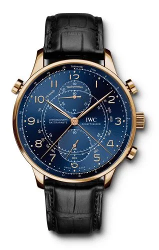 IWC IWC - IW3712-15 Portuguese Chrono-Rattrapante Red Gold / Blue / Boutique Milano