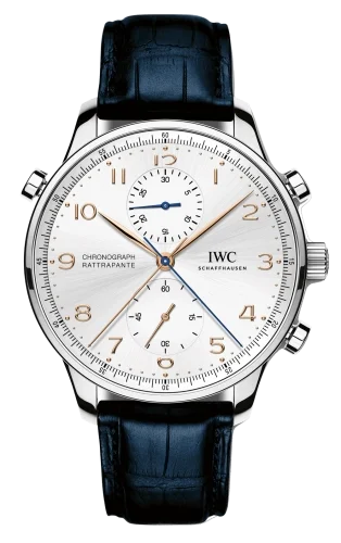 IWC IWC - IW3712-19 Portuguese Chrono-Rattrapante Stainless Steel / Silver / Lisboa