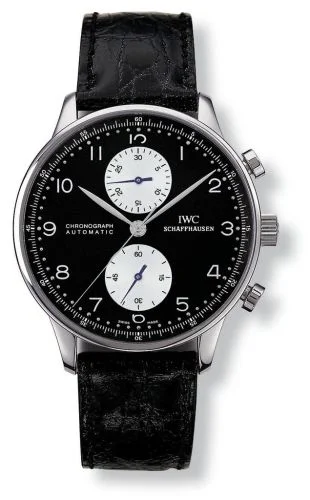 IWC - IW3714-04 Portuguese Chrono-Automatic Stainless Steel / Reverse Panda