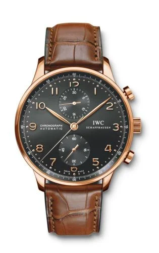 IWC - IW3714-15 Portuguese Chrono-Automatic Rose Gold / Black