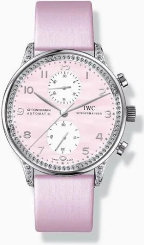IWC - IW3714-21 Portuguese Chrono-Automatic White Gold / Pink MOP / Diamond
