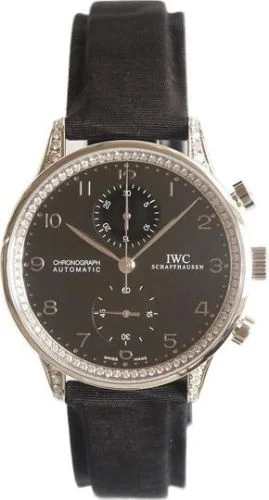 IWC - IW3714-26 Portugieser Chrono-Automatic White Gold / Black / Diamond