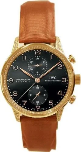 IWC - IW3714-29 Portugieser Chrono-Automatic Rose Gold / Black / Diamond