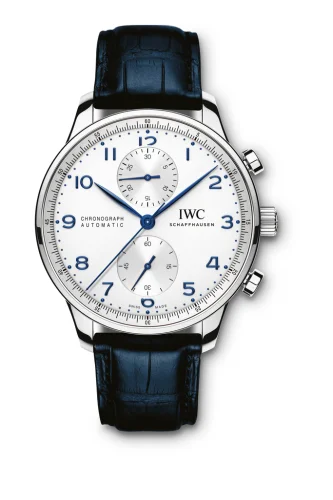 IWC - IW3714-46 Portuguese Chrono-Automatic Stainless Steel / Silver