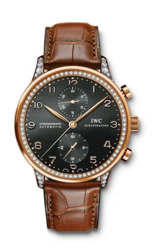 IWC - IW3714-71 Portuguese Chrono-Automatic Rose Gold / 108 Diamond