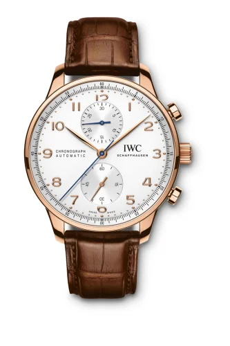 IWC - IW3714-80 Portuguese Chrono-Automatic Red Gold / Silver