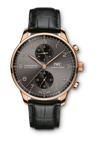 IWC - IW3714-82 Portuguese Chrono-Automatic  Red Gold / Slate