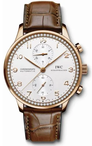 IWC - IW3714-84 Portugieser Chrono-Automatic Red Gold / Silver / Diamond