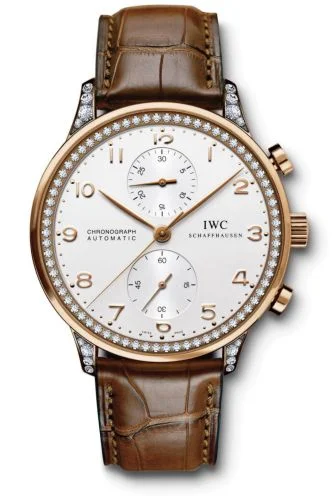 IWC - IW3714-85 Portugieser Chrono-Automatic Red Gold / Silver / Diamond