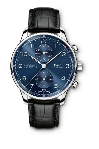 IWC - IW3714-91 Portuguese Chrono-Automatic Stainless Steel / Blue