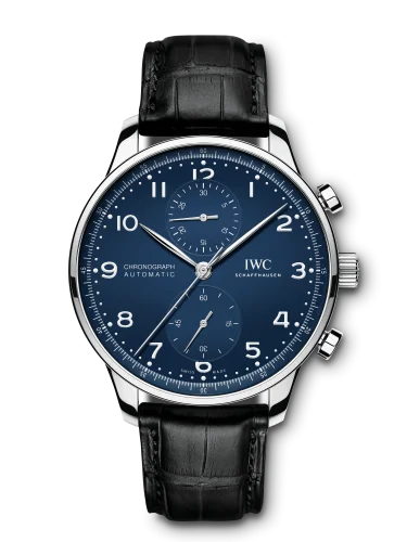 IWC Portugieser Chronograph "150 Years" Stainless Steel / Blue
