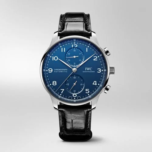 IWC IWC - IW3716-01 Portugieser Chronograph "150 Years" Stainless Steel / Blue