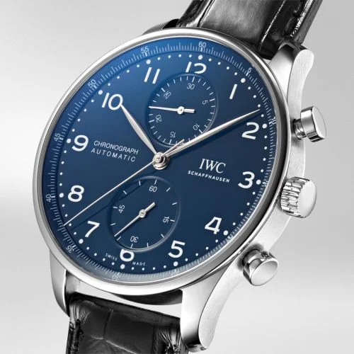 IWC IWC - IW3716-01 Portugieser Chronograph "150 Years" Stainless Steel / Blue