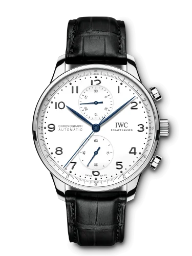 IWC Portugieser Chronograph "150 Years" Stainless Steel / White