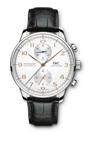 IWC IWC - IW3716-04 Portugieser Chronograph Stainless Steel / Silver - Rose